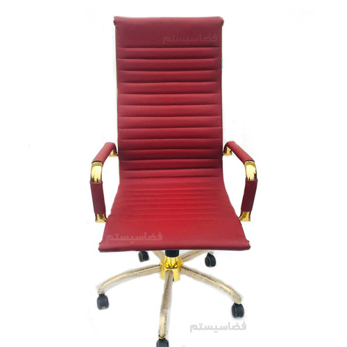 صندلی مدیریت نازک قرمز