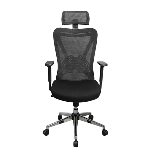 صندلی مدیریتی نیلپر مدل OCM 120 2 صندلی مدیریتی نیلپر OCM 120 با پشتی مش تنفسپذیر و پایه کروم